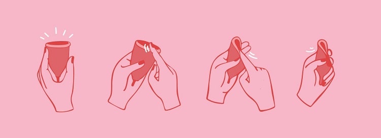 تاخوردگی 'PUNCH-DOWN' کاپ قاعدگی